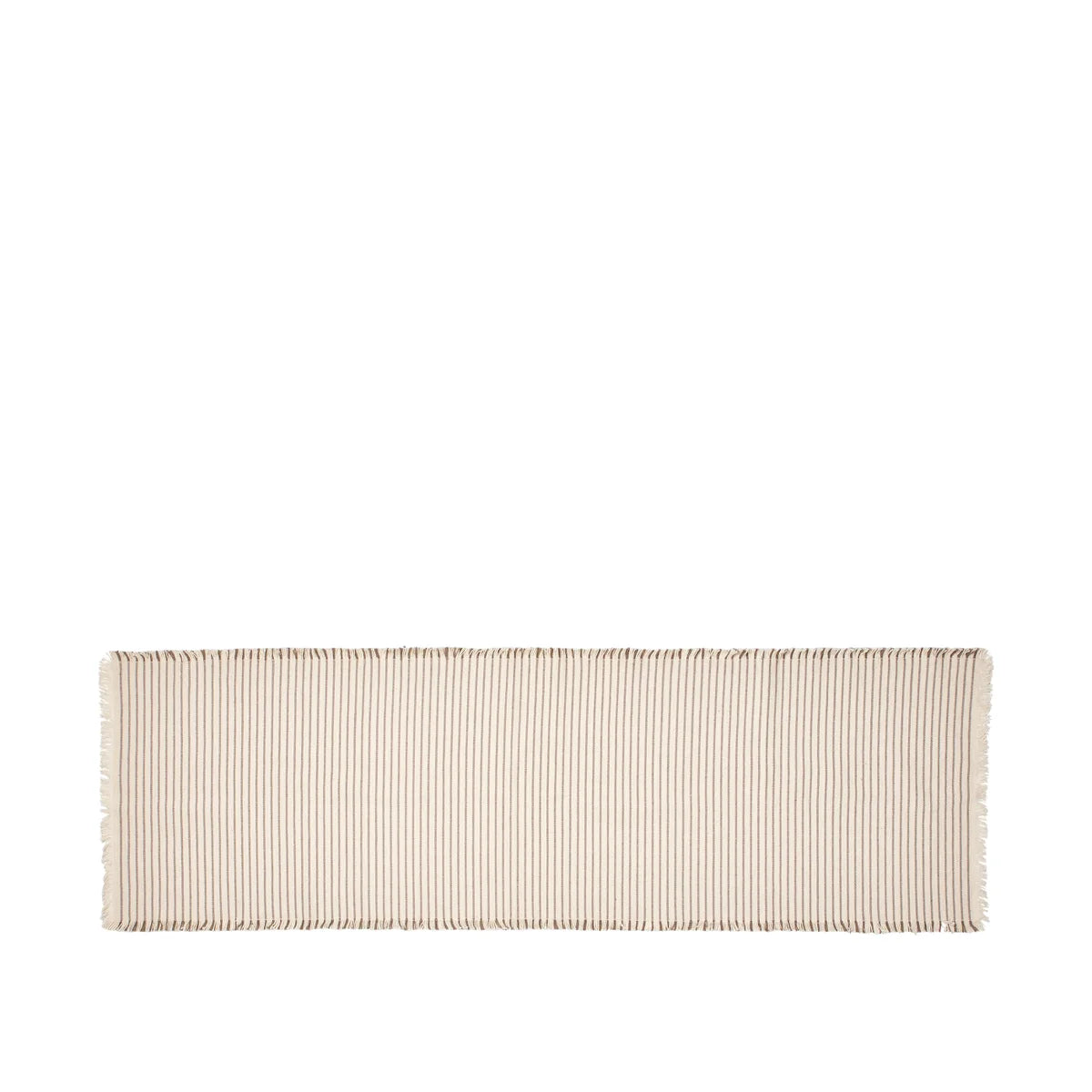 BROSTE Tablerunner Elouise - White + Taupe