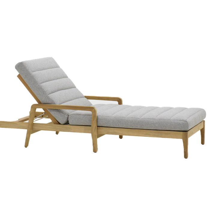 Outdoor Sun Lounger with cushions squab.  High quality and luxurious