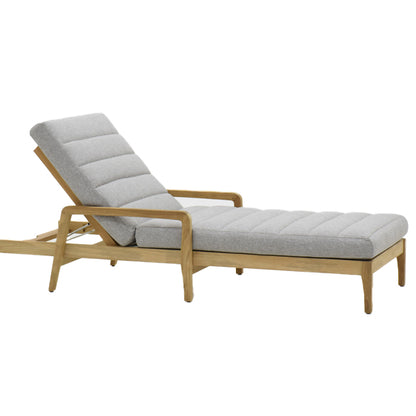 Outdoor Sun Lounger with cushions squab.  High quality and luxurious