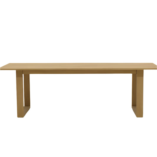 Kepler Outdoor Dining Table - Natural Brown