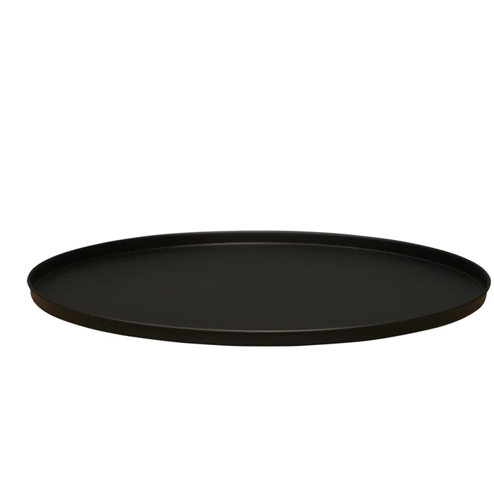 STUDIO Round Ottoman Tray - Black