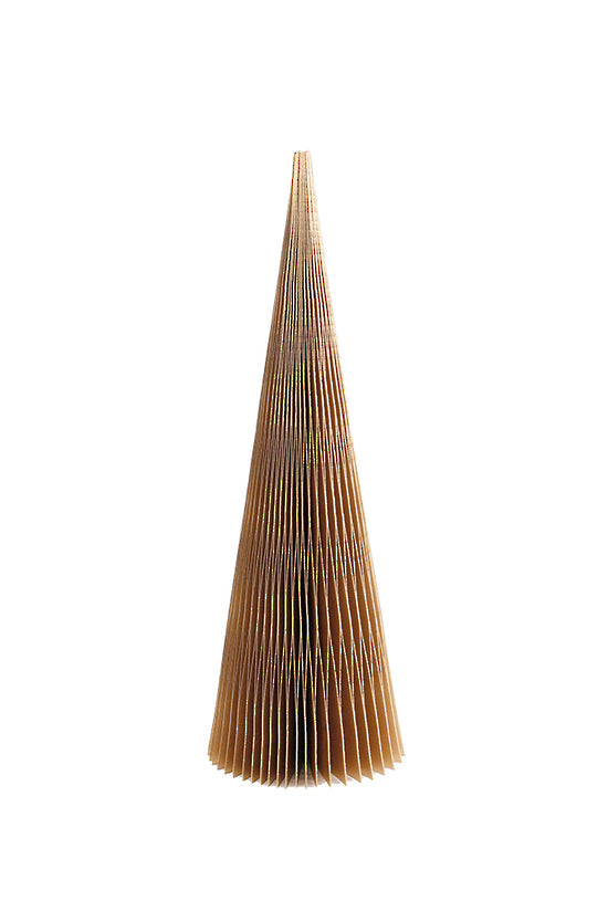 Honeycomb Paper Tree Gold 30cm